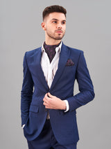 Purple Paisley Woven Cravat & Pocket Square Set