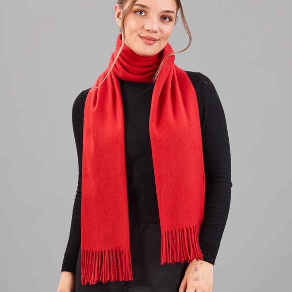小物 THE EDOONI hoodie muffler RED THE EDOONI hoodie muffler RED
