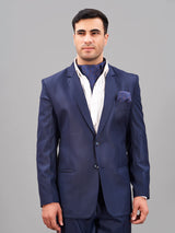 Blue Paisley Woven Cravat & Pocket Square Set