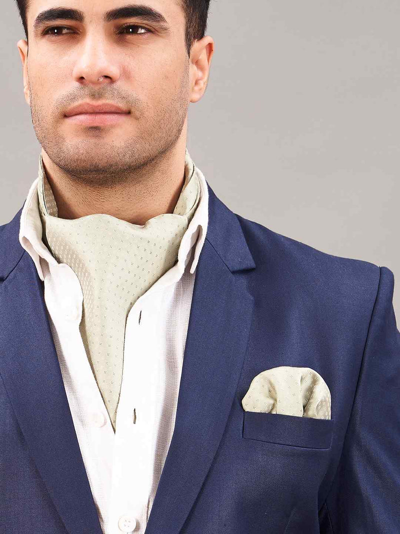 Pista Patterns - Woven Ascot & Pocket Square