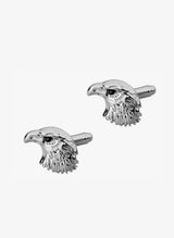 Silver Eagle Head Cufflinks
