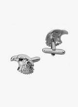 Silver Eagle Head Cufflinks
