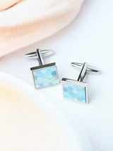 Silver Hexagons Cufflinks