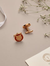 Red Tiger Head Cufflinks - TOSSIDO