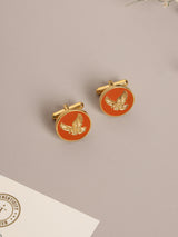 Orange Eagle Cufflinks - TOSSIDO