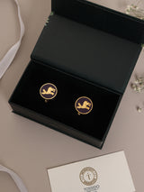 Purple Stag Cufflinks - TOSSIDO