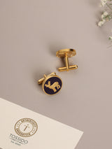 Purple Stag Cufflinks - TOSSIDO