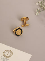 Black Tiger Head Cufflinks - TOSSIDO