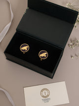 Purple Falcon Cufflinks - TOSSIDO