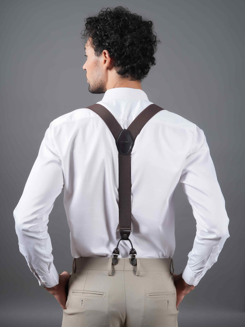 Coffee Brown Suspender