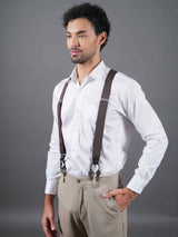 Coffee Brown Suspender