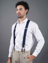 Navy Blue Suspender