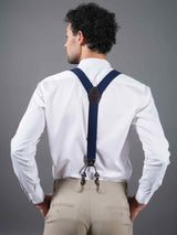 Navy Blue Suspender