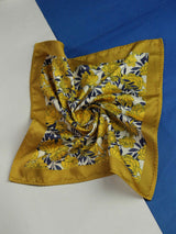 Yellow Floral Pocket Square