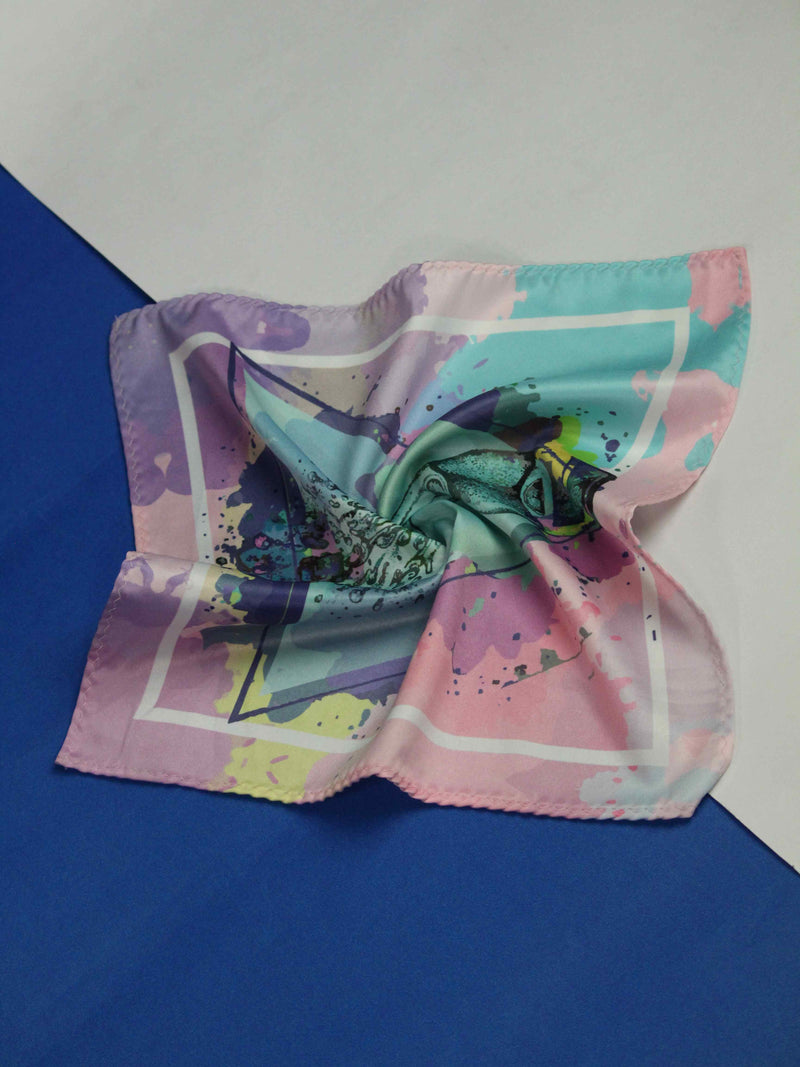 Multicolor Novelty Pocket Square