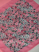 Pink Floral Pocket Square