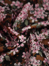 Pink Floral Pocket Square