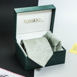 Green Paisley Necktie & Pocket Square Giftset