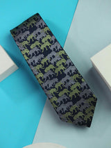 Blue Tiger Handmade Silk Necktie