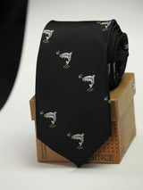 Black Dolphin Necktie 