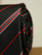 Black Stripes Necktie