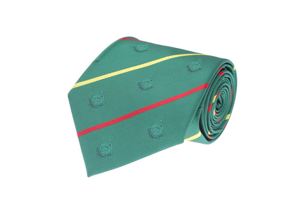 Green Stripes Woven Necktie