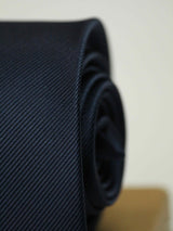 Navy Blue Solid Necktie