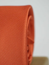 Orange Solid Necktie