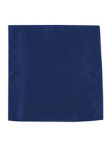 Navy Blue Solid Pocket Square