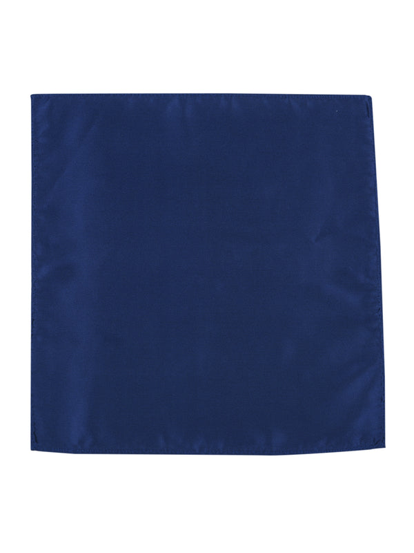 Navy Blue Solid Pocket Square