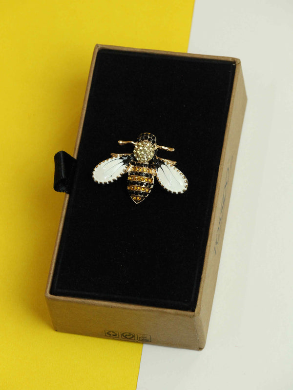 Honeybee Brooch
