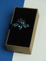 Blue Fly Brooch