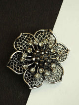 Silver Windflower Brooch