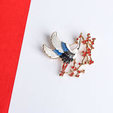 White Flamingo Brooch