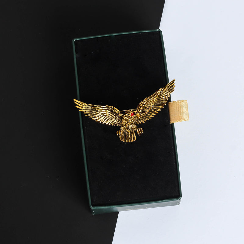 Golden Eagle Brooch