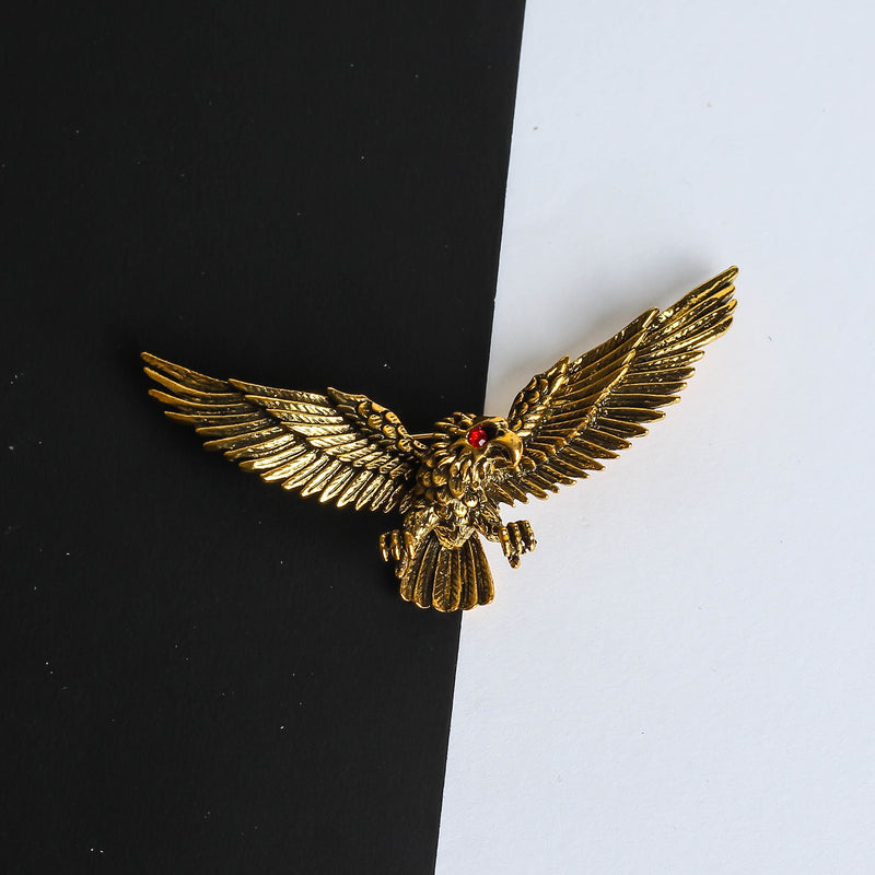 Golden Eagle Brooch