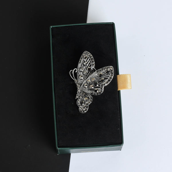 Black Butterfly Brooch