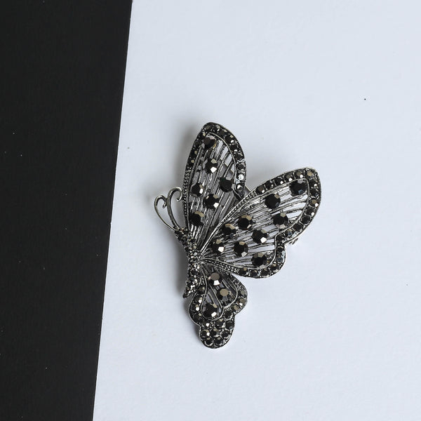 Black Butterfly Brooch