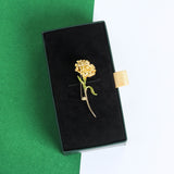 Golden Flower Brooch