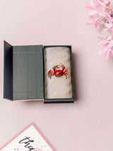 Red Crab Brooch