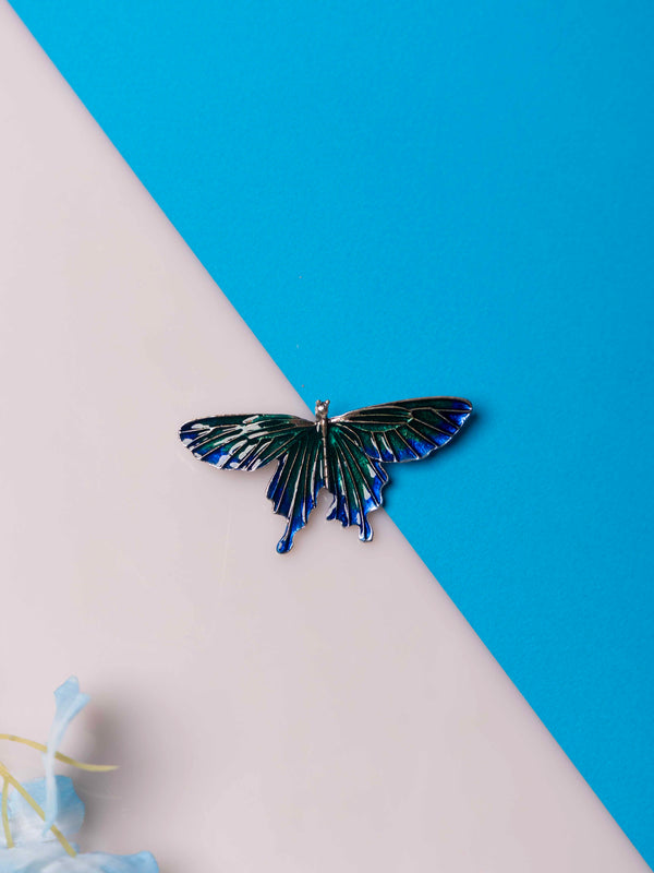 Green-Blue Butterfly Brooch
