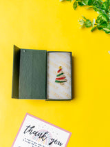 Festive Christmas Tree Brooch