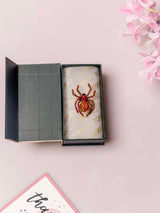 Red Spider Brooch with Crystal Embellishments