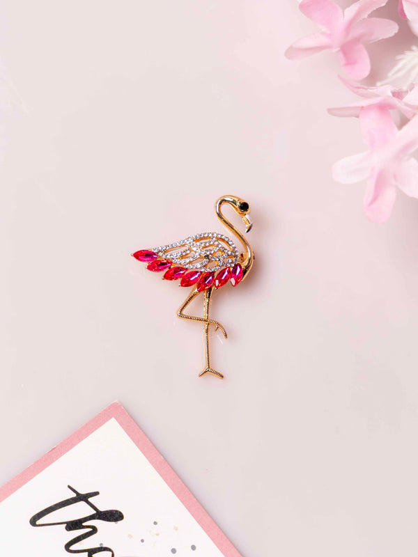 Flamingo Brooch