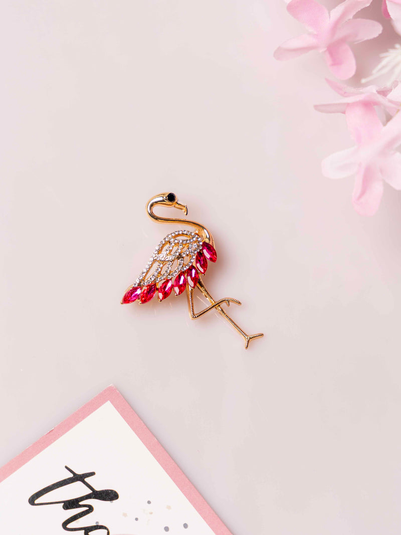 Flamingo Brooch