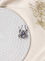 Black Spider Brooch