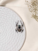 Black Spider Brooch