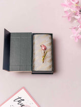 Pink Tulip Brooch