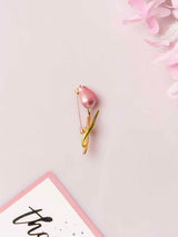 Pink Tulip Brooch
