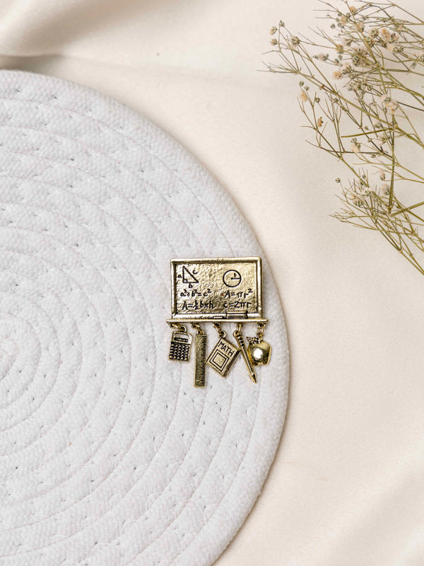 Mathematics Brooch